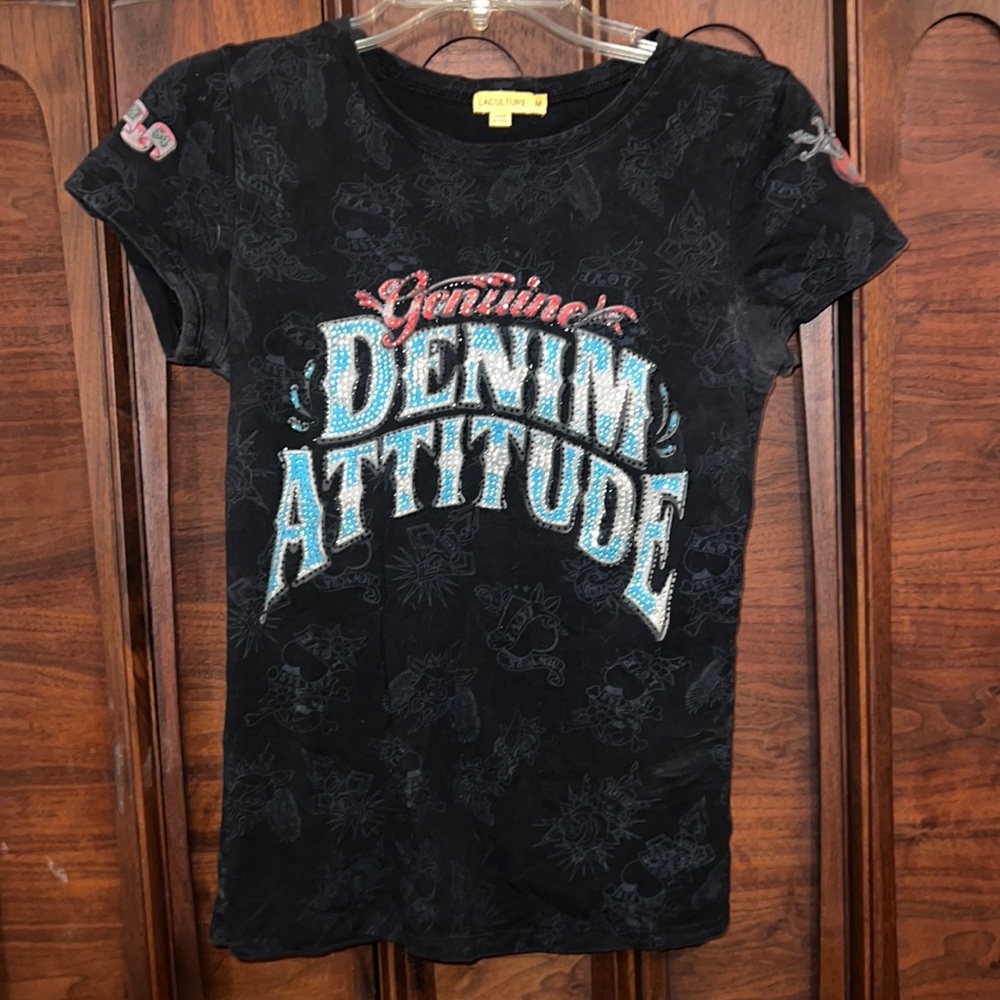 Bling tight t-shirt junior size Medium
